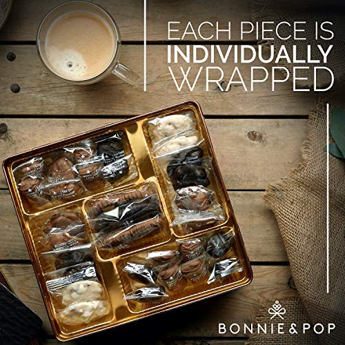 Chocolate Gift Basket, Candy Food Arrangement Platter, Gourmet Snack Box, Holiday Present Idea, Corporate Him & Her, Men Women Sympathy Family Parties & Get Well- Bonnie & Pop