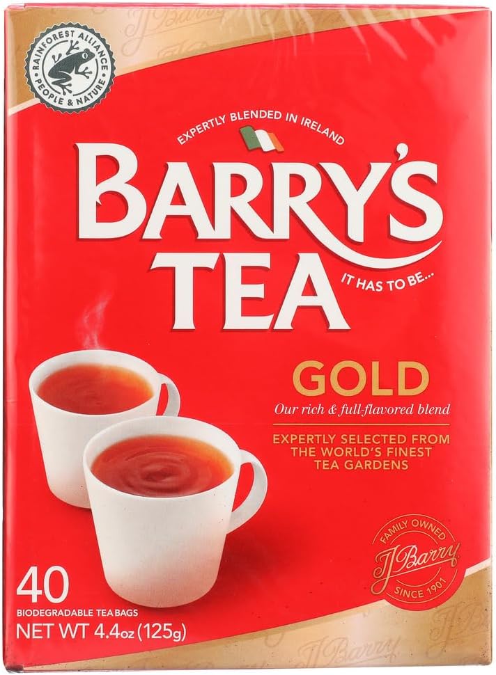 Barrys Tea Gold 40 Bags 125g (4.4oz) by Barry's Tea [Foods]