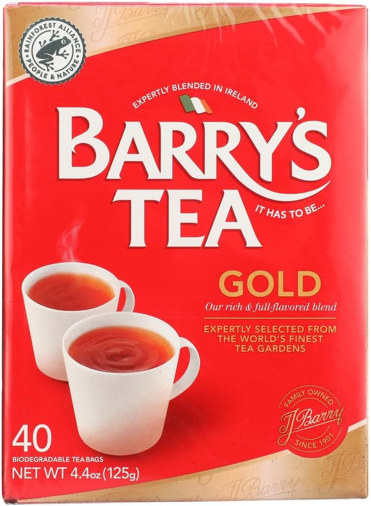 Barrys Tea Gold 40 Bags 125g (4.4oz) by Barry's Tea [Foods]