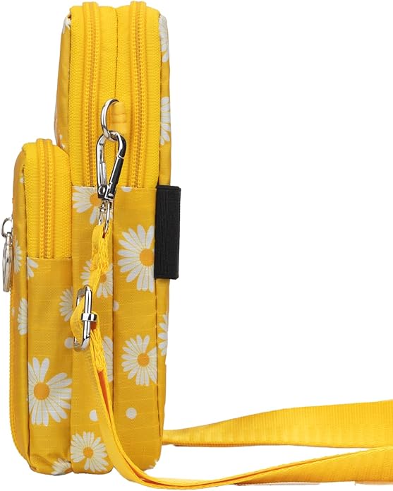 JANKS Small Crossbody Bag for Women - Mini Phone Purses with Crossbody Strap and Wallet - Nylon Arm Bag