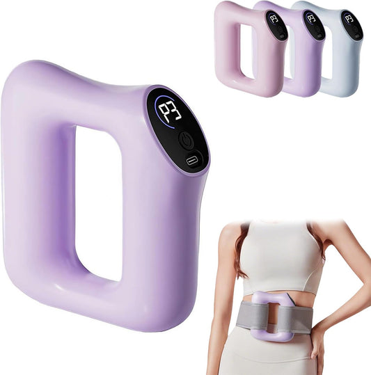 Multifunctional Full-Body Fascia Ring,2025 Upgraded Full-Body Fat Burning and Shaping,Adjustable 3 Modes/5 Levels Deep Tissue Vibrations with Portable Design,Ergonomic Electric Fascia Massager (C)