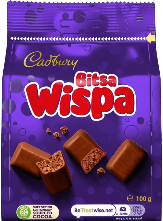 Cadbury Bitsa Wispa Bag 100G (Pack of 3)