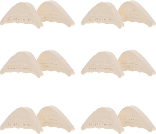 6 Pairs High Heel Shoe Front Filler Toe Protection Pads Thickened Forefoot Insoles for High Heels Nude Tone Pads to Prevent Toe Pressure Shoe Accessories for Women