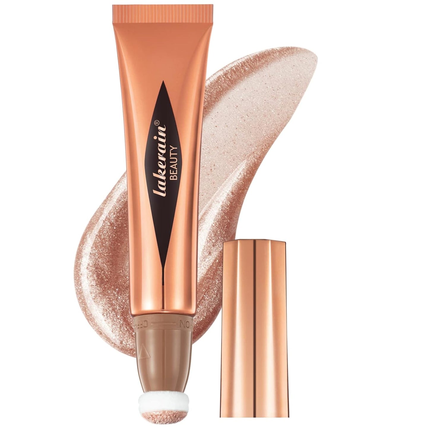 Liquid Contour Beauty Wand, Highlighter and Bronzer Stick with Cushion Applicator Attached Easy to Blend, Long Lasting & Smooth Natural Matte Finish