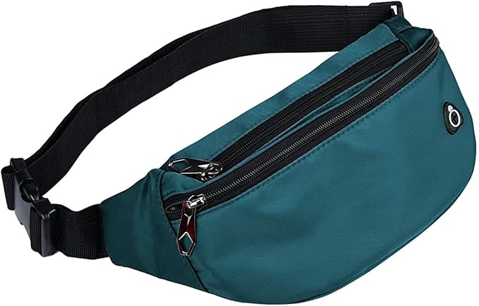 Fanny Packs for Men and Women, Waterproof Sports Waist Pack Bag for Travel Hiking Running Hands-free