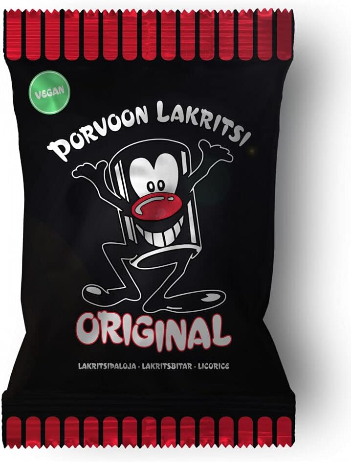 5 x 300g Porvoon Lakritsi Liquorice candy bagvegan