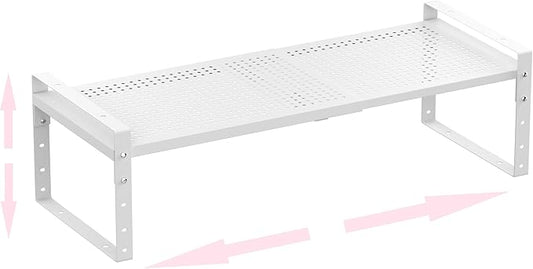 Multi-Functional Metal Shoe Rack, Space-Saving, Perfect for Entryway, Closet, Bathroom, etc. - Sturdy and Durable, High Weight Capacityï¼1PACK/White/Large