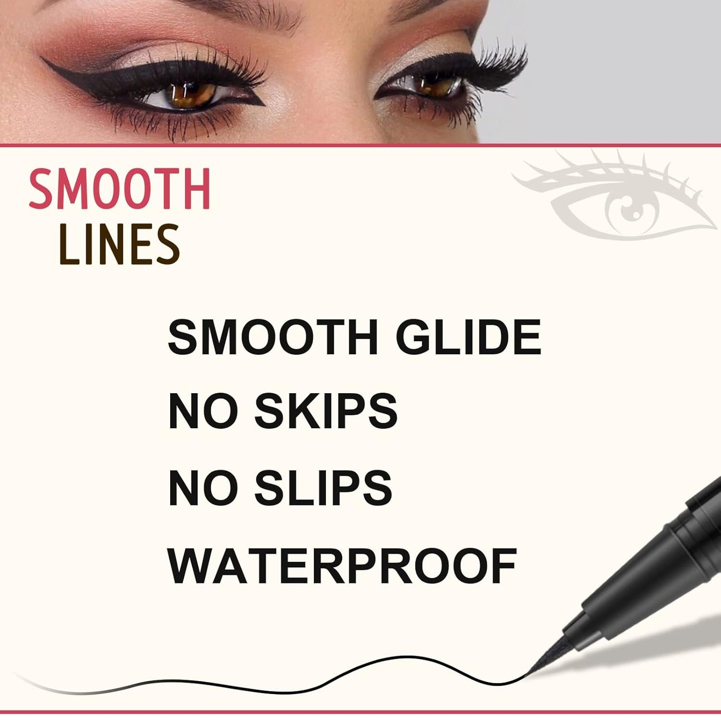 Eyebrow Pencil Makeup Kit, with Waterproof 2-IN-1 Microblading Eyebrow Pen, Eyebrow Pomade, Eyeliner and Dual-ended Eyebrow Brush, Brow Pencil Kit for Natural Eyebrows - Auburn