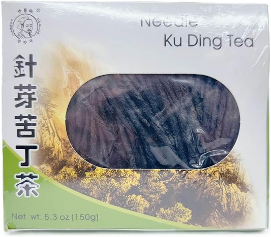 Lucky Eight All Natural Chinese Needle Ku Ding, Bitter Green Tea, Loose Tea Leaves Stick, Only 3 Sticks Needed for a Cup of Tea, 5.3 Oz