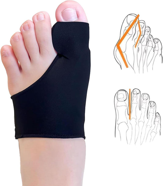 Bunion Corrector for Women & Men, Bunion Socks Toe Corrector Comfortable & Breathable for Day/Night Support, Hallux Valgus Pain Relief Non-Slip Big Toe Straightener (1)