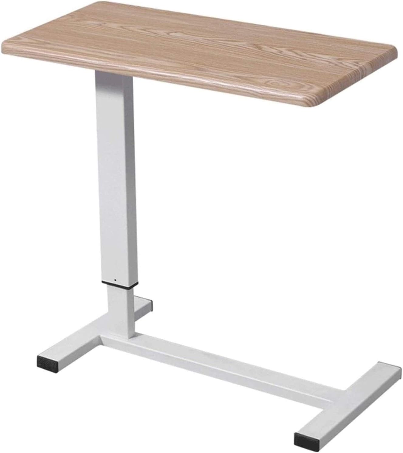 Overbed Table Overbed Table Wheels Bedside Desk C-Shaped Base Laptop Desk Home Office Sofa Side End Tables Days Overbed Table Mobile Stand-Up Computer Desk Height-Adjustable Can Be Used For Profession