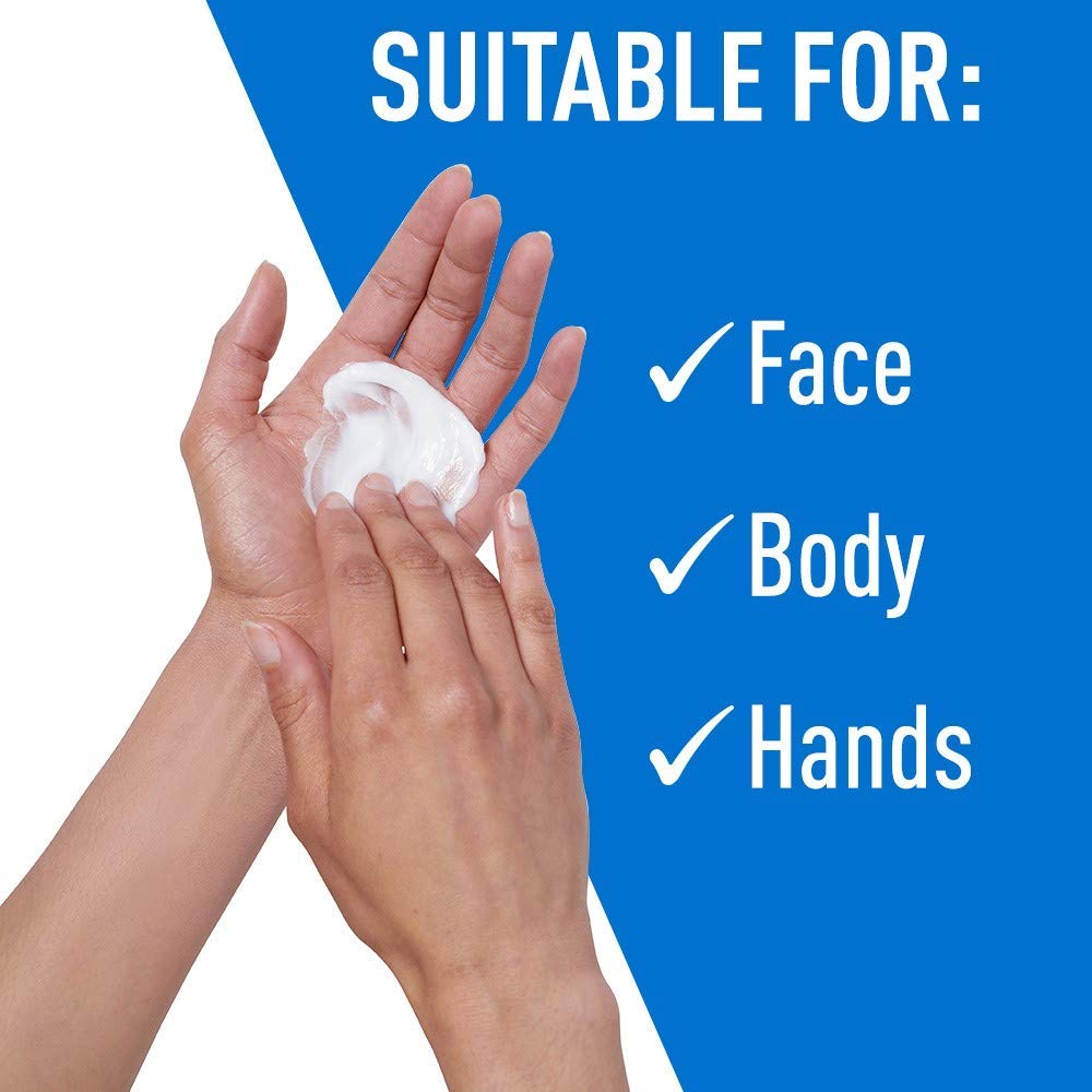 CeraVe Moisturizing Cream and Hydrating Face Wash Trial Combo, 12oz Cream + 3oz Travel Size Cleanser