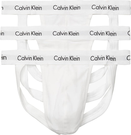 Calvin Klein mens Cotton Stretch 3-pack Jock Strap