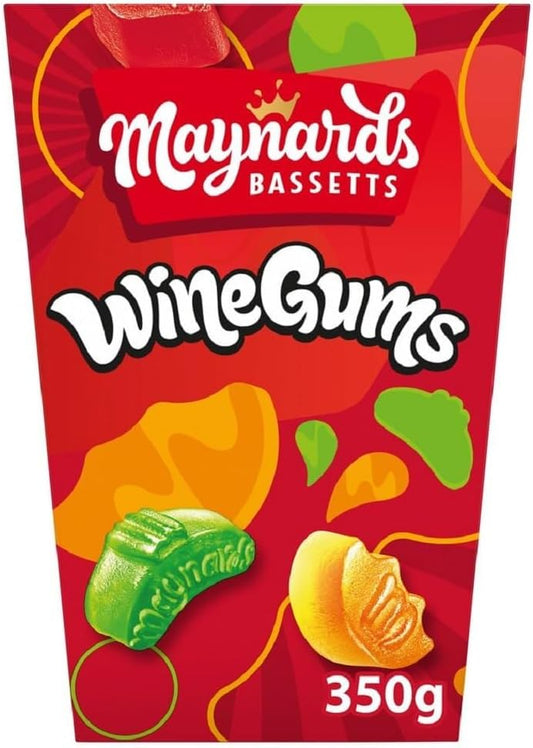 Maynards Wine Gums Carton 350g (Pack of 6)