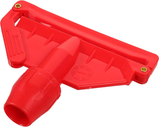 Ipetboom Mop Head Clamp Holder - Mop Head Handle Clamp, Detachable Making Part,Replacement Making Part for Holder Accessories (Red)