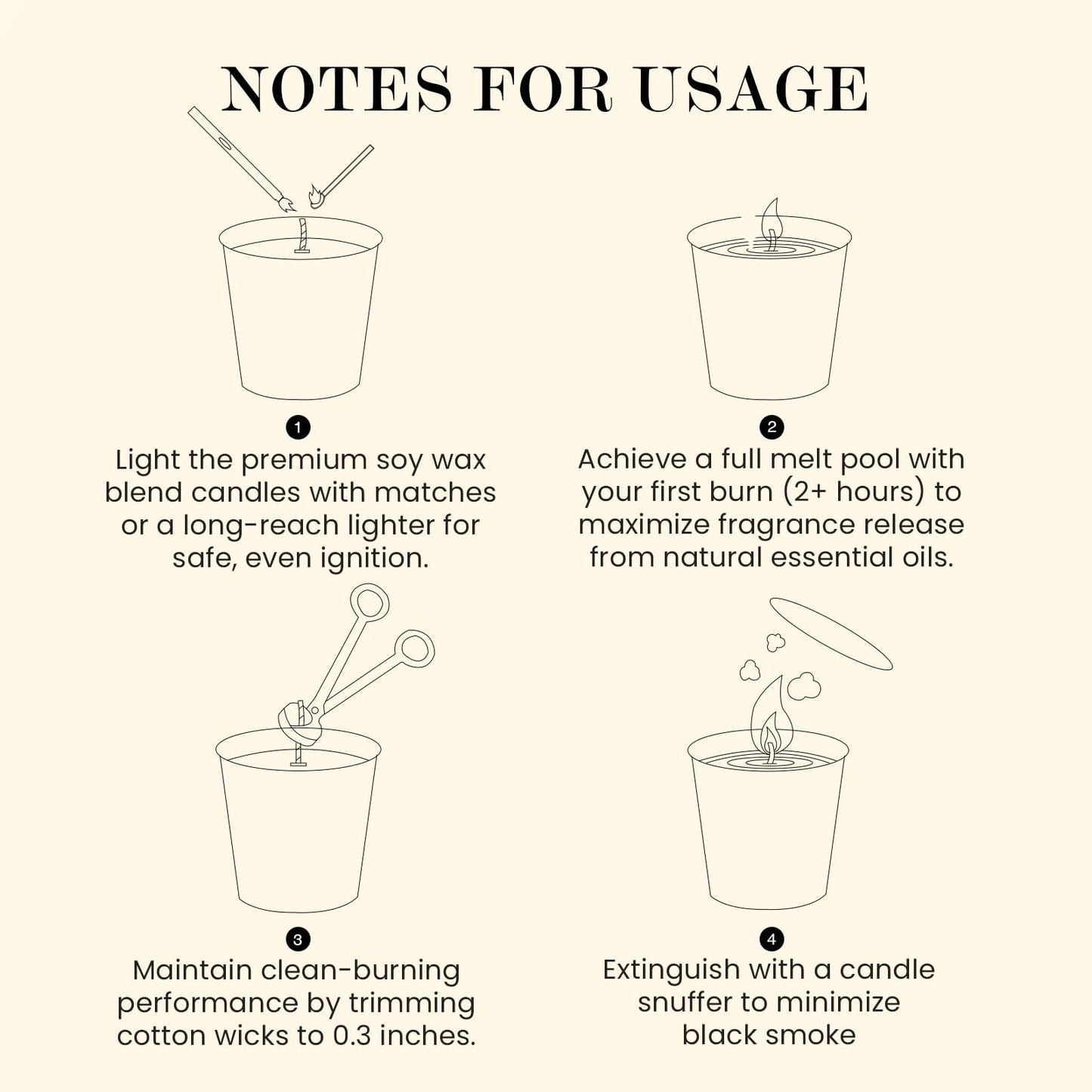 M&SENSE Natural Soy Candle| Linen Breeze | 5.3 oz | Mini Spring Scented Candles for Relaxation,Meditation,Home Décor | for Bedroom, Office, Party Small