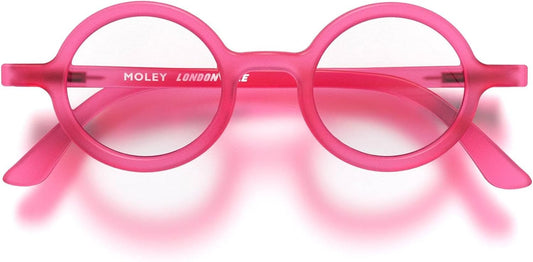 LONDON MOLE® Moley reading glasses | Cool round shaped readers | Men’s Women’s Unisex | Spring hinges