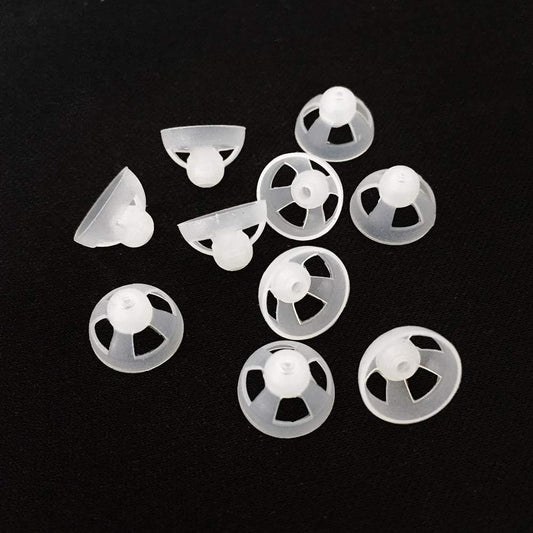 （10 pcs） Hearing Amplifier Dome Open Fit Ear Tip Earplug Earbuds for RIC Hearing Aids (M φ9mm)