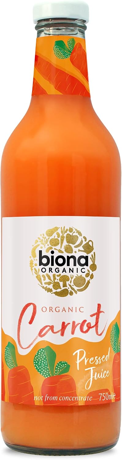 Biona Organic Carrot Pressed Juice 1L (Pack of 4)