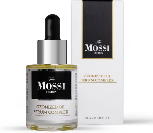 The Mossi London Ozonized Oil Serum Complex Intensive Scalp Repair Oil for Post Hair Transplant | Ozonated Olive Oil 50% 30ML