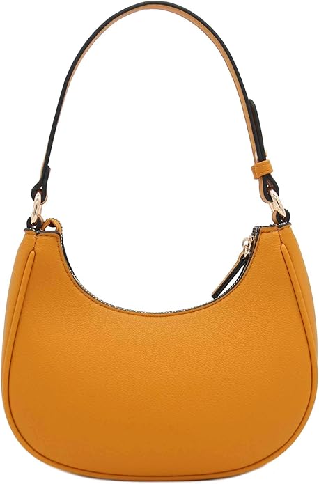 FashionPuzzle Small Crescent Shoulder Bag Underarm Purse