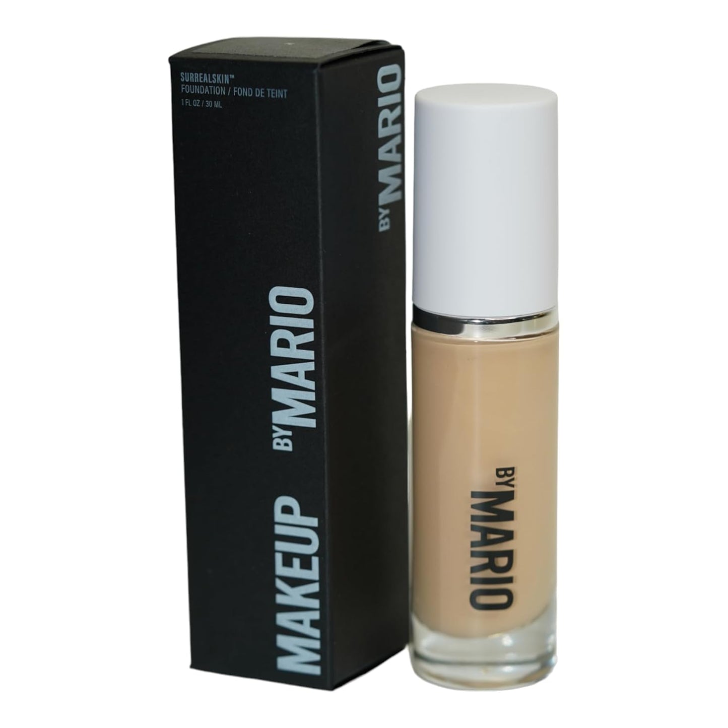 MAKEUP BY MARIO SurrealSkin Liquid Foundation, Liquid Formula, Vegan, Long-wearing coverage, Hydrating, Natural Finish, Size 30 mL (7C - light medium with cool undertone)