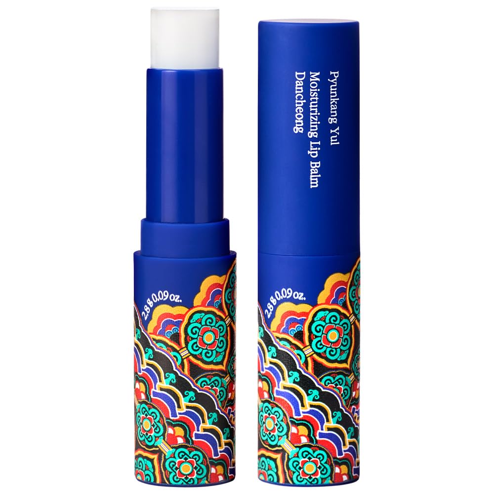 Pyunkang Yul PKY Dancheong Moisturizing Lip Balm, Deep Nourishment with Avocado Oil, For Dry & Sensitive Lips, Zero-Irritation, Korean Skincare (0.14 Oz, 4g)