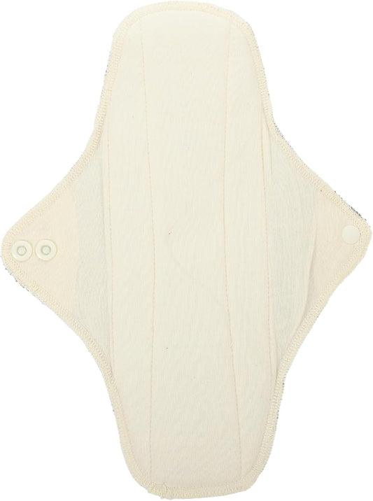 Gatuida 2pcs Reusable Washable Cotton Pad Menstrual Towel for Heavy Portable and Absorbent Cloth Pad Random Color for Travel and Everyday Use