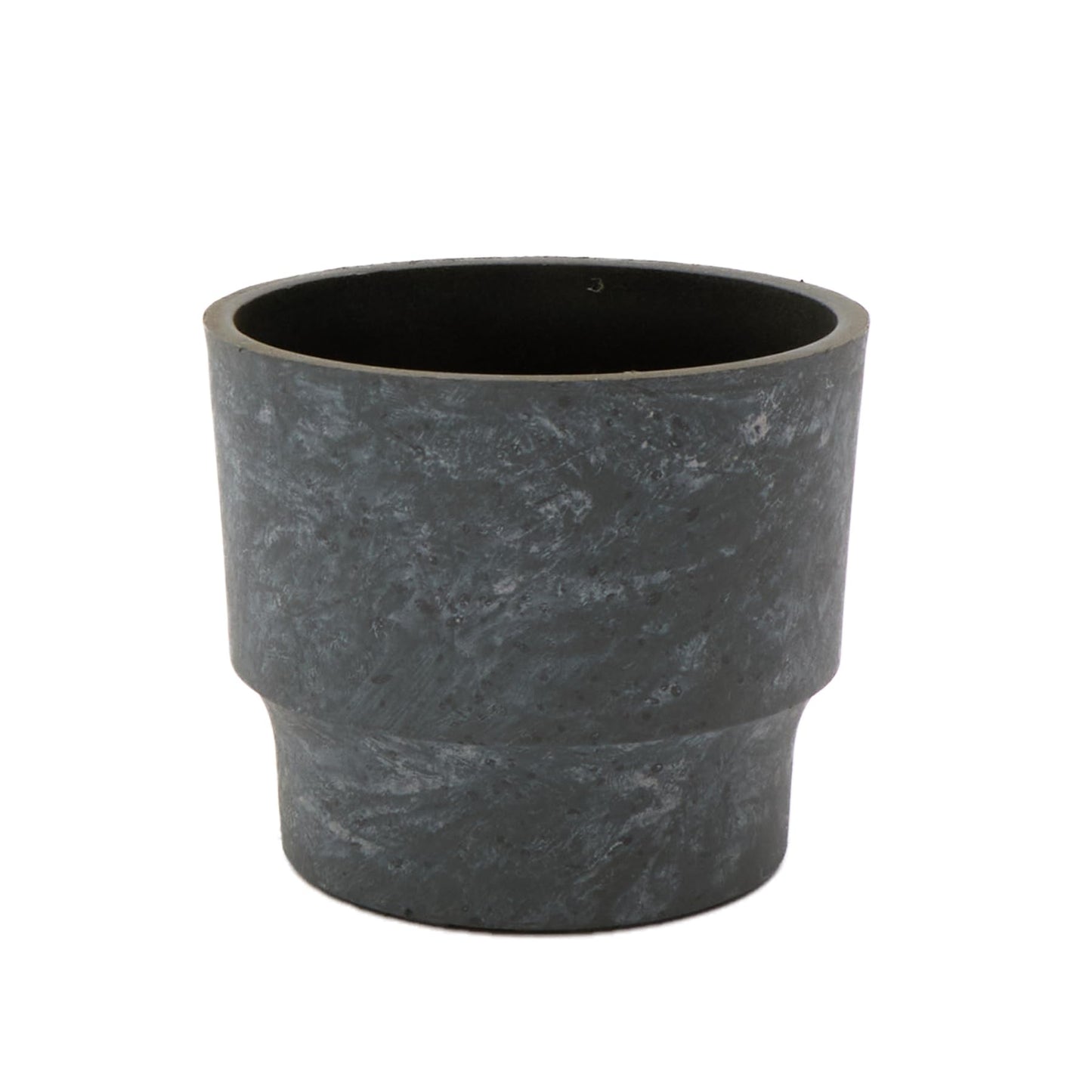 The HC Companies 7 Inch Sprite Succulent Pot 6.95"x6.95""x6.21Inch in Faux Concrete Color"