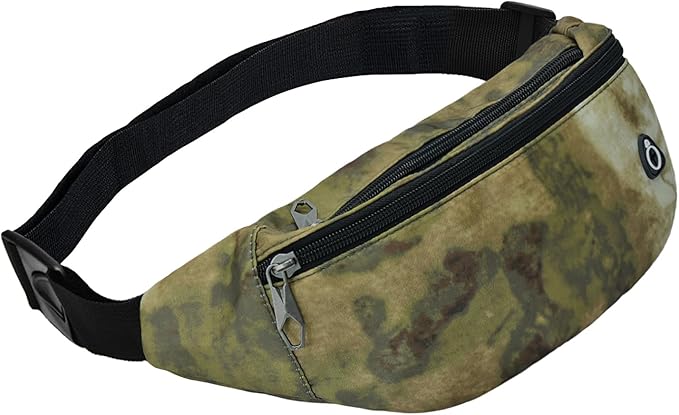 Fanny Packs for Men and Women, Waterproof Sports Waist Pack Bag for Travel Hiking Running Hands-free