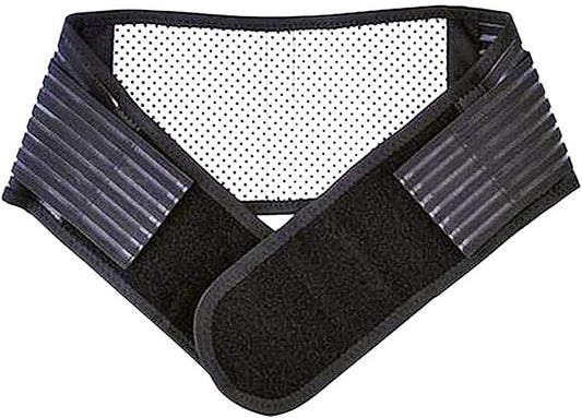 Back Support Belt - Self Heating & Soothing Back Brace with 20 Magnets Breathable Materials for Pain Relief Sciatica Herniated Disc Scoliosis- Unisex (Color : Black, Size : L/Large)