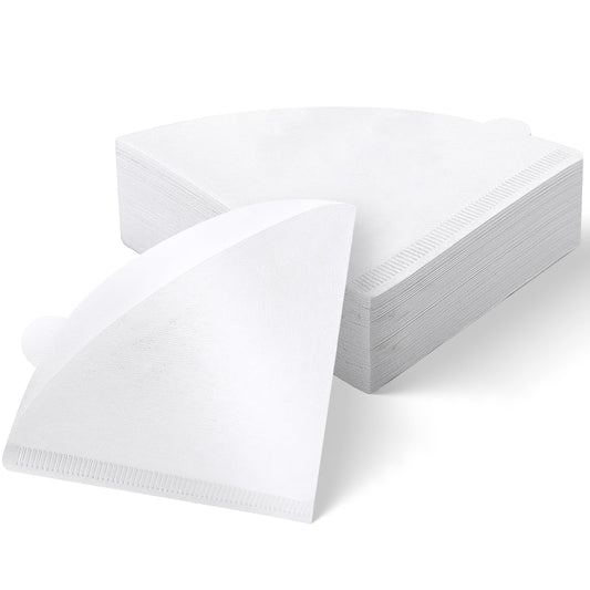 reroso 200 Count Coffee Filter, Coffee Filters Disposable No Blowout, Coffee Filters 2 Cone for Drip and Pour OverCoffee Maker (1-4 Cup)