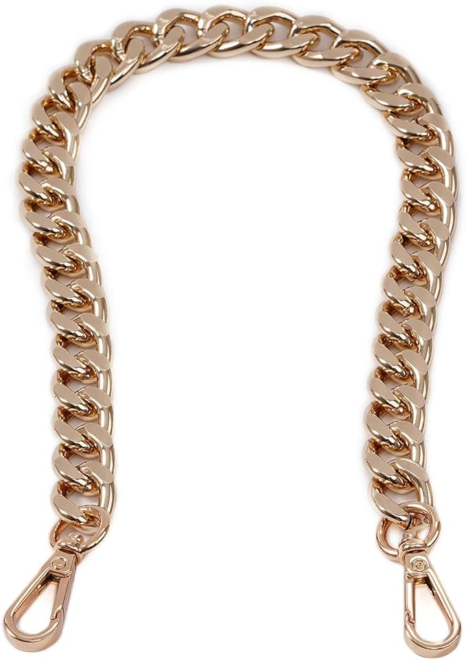 Xiazw Medium Size Fabulous Metal Shoulder Crossbody Purse Strap Replacement Bag Chain Accessories (18ââ, Gold)