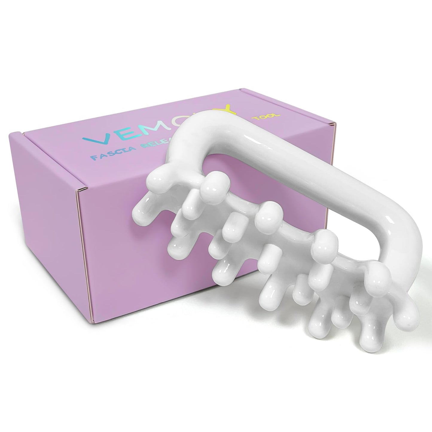 Vemoky Fascia Massage Tool Trigger Point Massage Tools Anti Blaster for Cellulite Massager Tool Reaching Deep Myofascial Tissue Throughout The Body Release Muscle Knot Reduction Cellulite