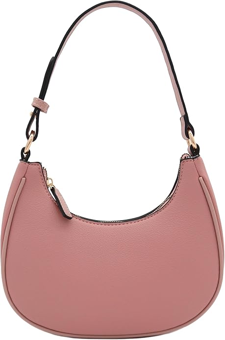 FashionPuzzle Small Crescent Shoulder Bag Underarm Purse