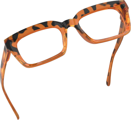 Eyekepper Ladies Reading Glasses - Oversized Square Design Reader Eyeglasses for Women