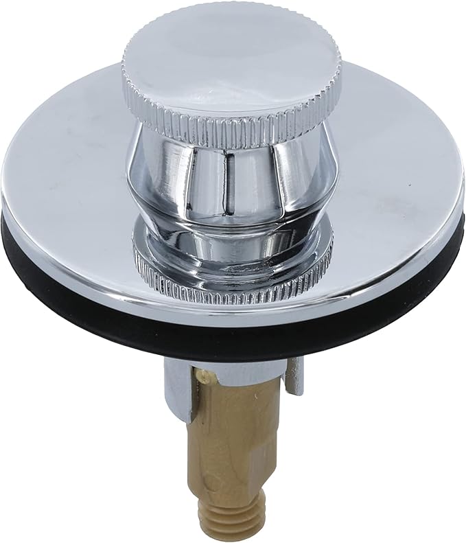 DANCO Lift and Turn Tub and Bath Drain Stopper, Chrome (88599)