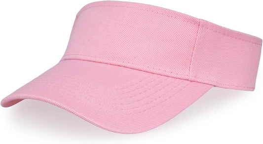 Topbuti Sports Sun Visor Hats for Women Men Adjustable Cotton Beach Baseball Tennis Golf Hat Caps UV Protection Visors