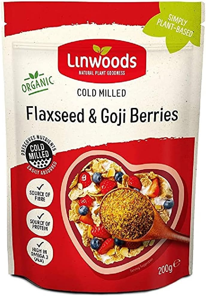 Linwoods Milled Flaxseed & Goji berries 200g - Pack of 2