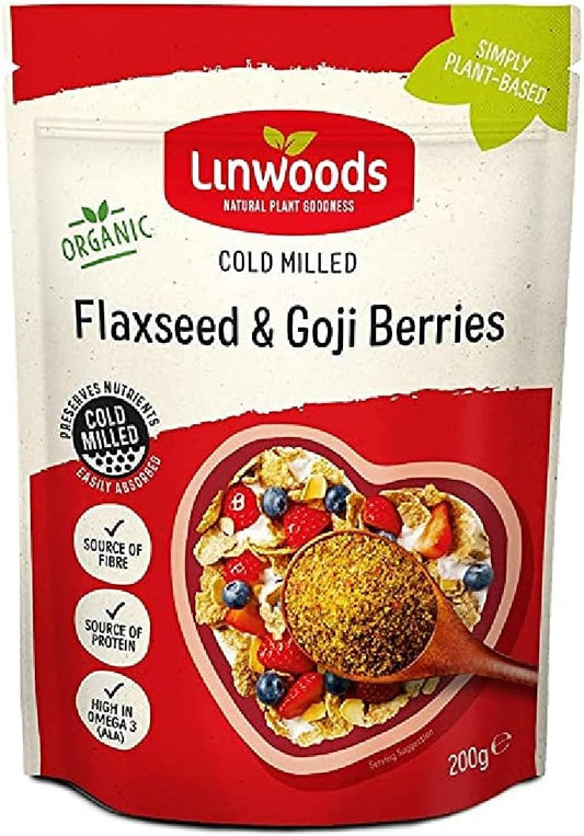 Linwoods Milled Flaxseed & Goji berries 200g - Pack of 2
