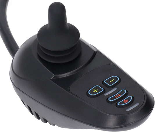 Wheelchair Joystick Controller, DC 24V Electric Wheelchair Joystick Controller Replacement, 4 Keys Wheelchair Remote Control for Electric Mobility Wheelchairs