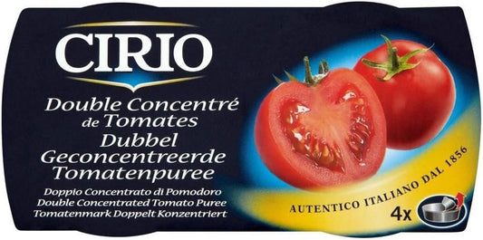 Cirio Individual Pots Of Tomato Puree 4 x 70g - Pack of 2