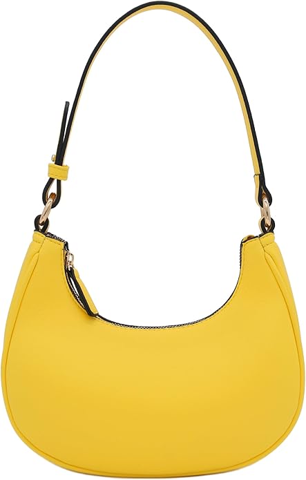 FashionPuzzle Small Crescent Shoulder Bag Underarm Purse