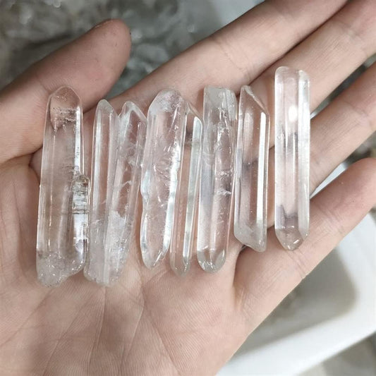 PEKMAR Natural Crystal Rough Home Decoration 7pcs Natural Stone Crystal Specimen Clear Quartz Crystals Stones th EnergyStone Decoration Stones