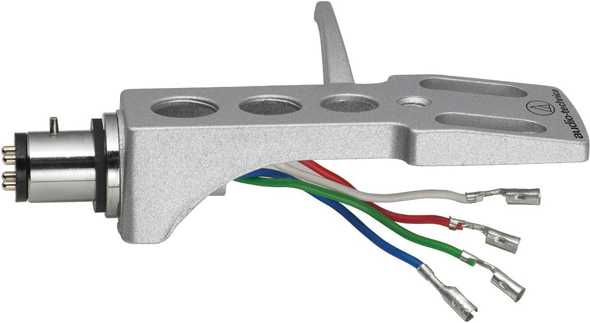 Audio-Technica at-HS1 Universal Headshell for LP120-USB, LP240-USB, and LP1240-USB Direct-Drive Turntables White
