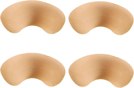 Heel Pads for Shoes Heel Pads Inserts Grips Liner for Men Women,Reusable Heel Protectors,Improve Shoe Fit and Comfort,Preventing Blisters,Apricot (Color : 4pcs, Size : 4.8mm)