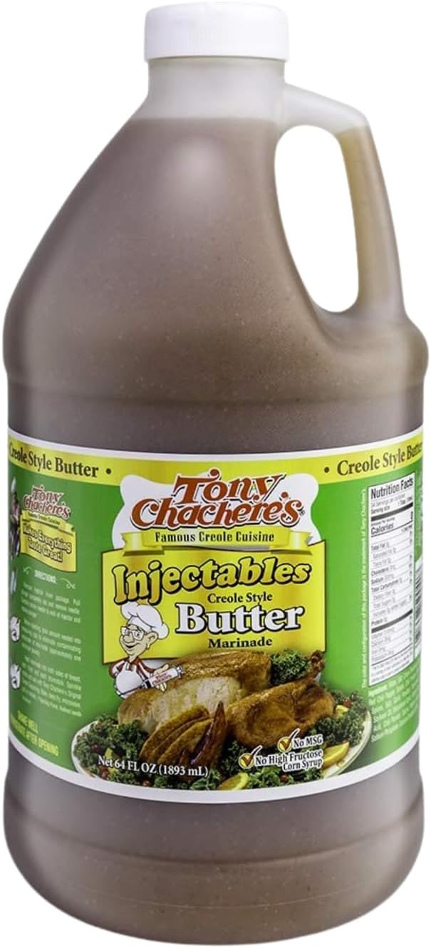 Tony Chachere's Injectable Butter Creole Style Marinade, 64 oz