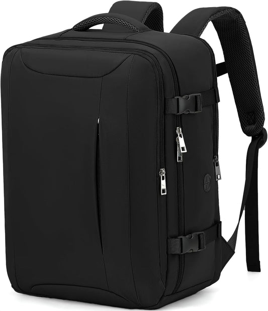 Travel Backpack, Carry On Backpack Airline Approved, 18x14x8 Travel Bag, 30L Personal Item Bag for Women and Men, Water Resistant Lightweight Weekender Bag, Casual Daypack for Business