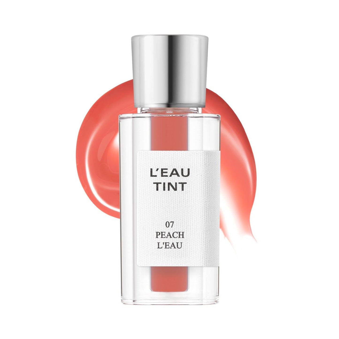 BBIA LâEAU Tint â Glossy & Glow Lip Stain, Watery Lip Tint, Non-Sticky, High Shine Finish, Long-lasting, Moisturizing, Lightweight, Natural, Daily Use, Vegan, Korean Lip Makeup (07 PEACH L'EAU - MINI)