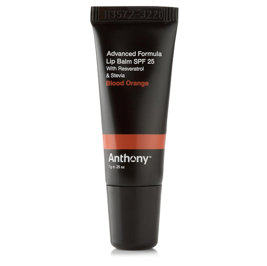 Anthony 25 SPF Lip Balm with Sunscreen for Lips â Contains Green Tea Extract, Shea Butter & Vitamin E â Moisturizing Repair Care Treatment for Chapped & Dry Lips â Blood Orange Flavor